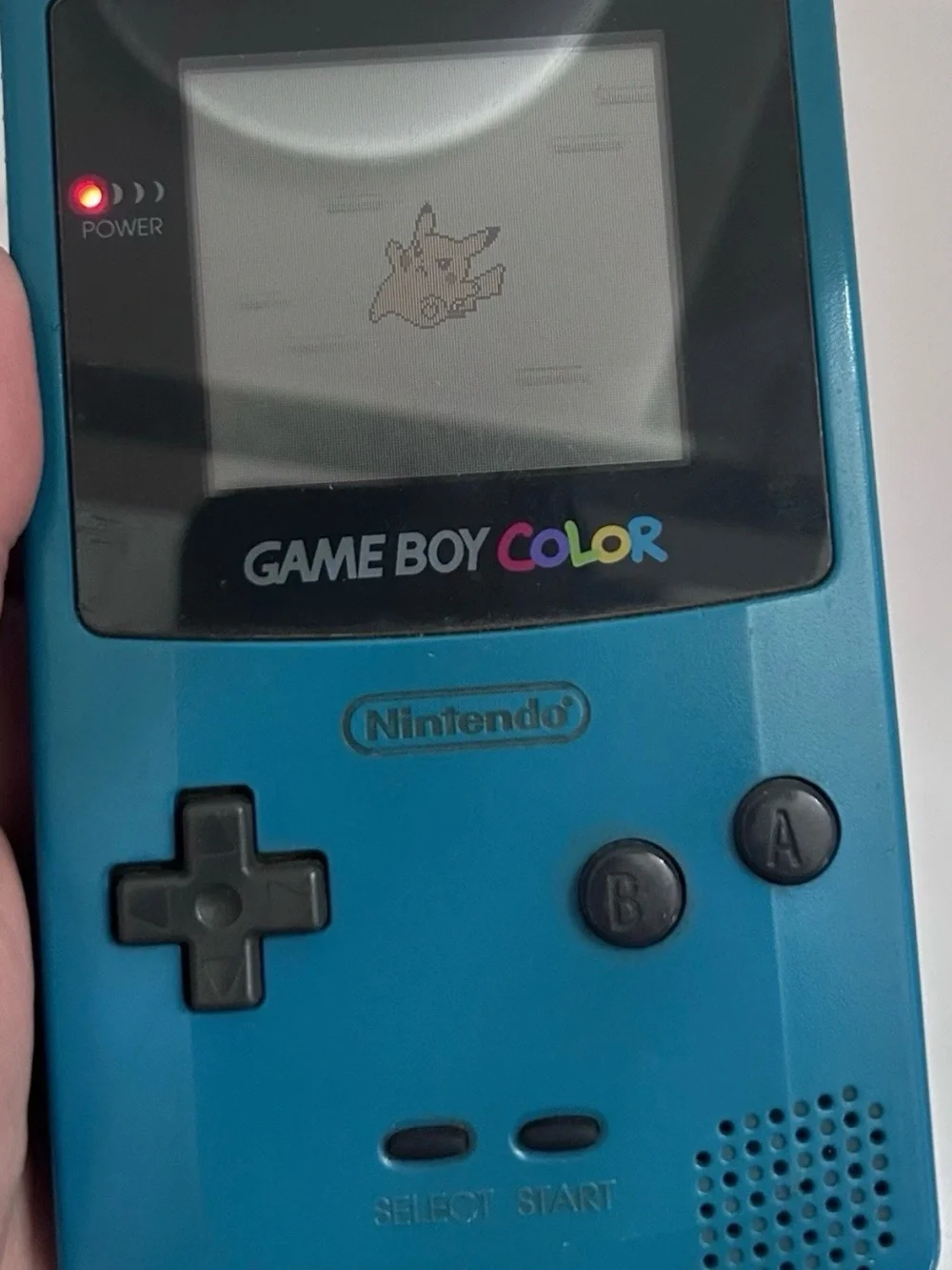 Authentic Pokémon Yellow + Teal Game Boy Color Bundle - TESTED WORKING - GBC